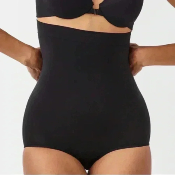 SPANX High Waisted Shaper Brief Panties Black Size 3X - Picture 1 of 4